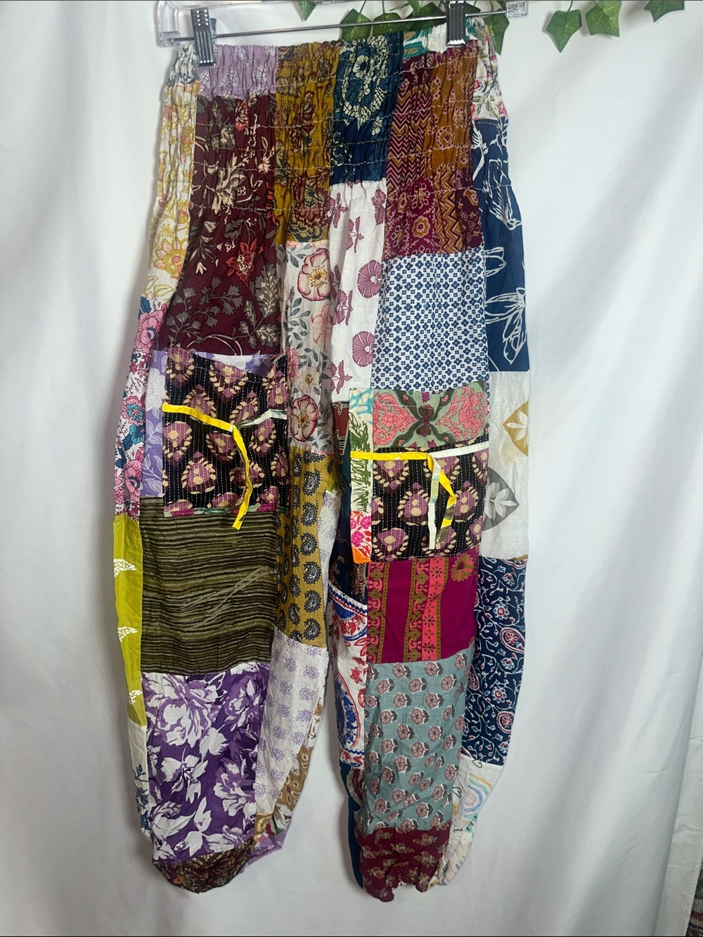 Kathmandu Multicolor Patchwork Cropped Pants